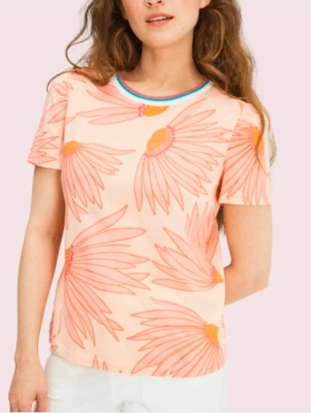 Kate Spade Falling Flower Tee. Size M